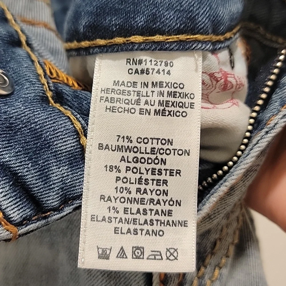 True Religion Women's Light Blue Skinny Jeans Size 26 - Picture 4 of 12